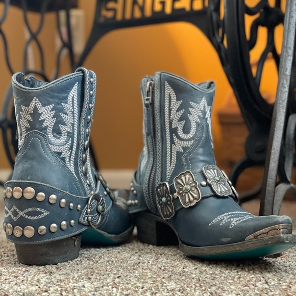 Lane navy booties 8 - Picture 5 of 5